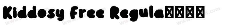 Kiddosy Free Regula字体转换